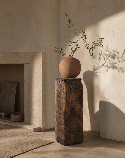 Antique Wood Pedestal