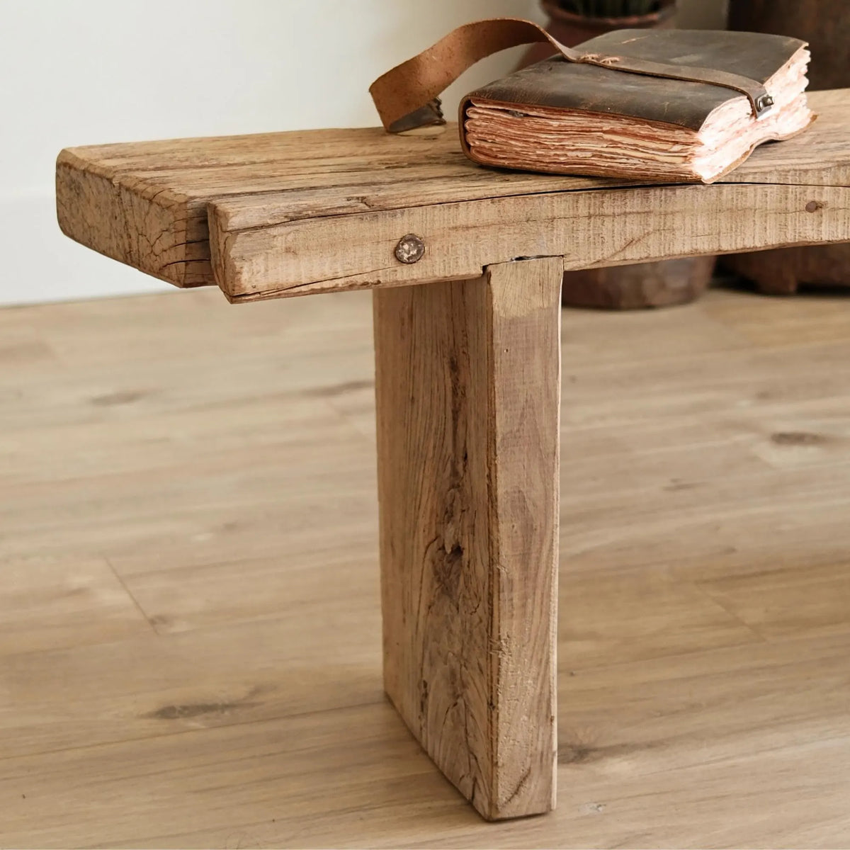 Antique Slab Bench 53"