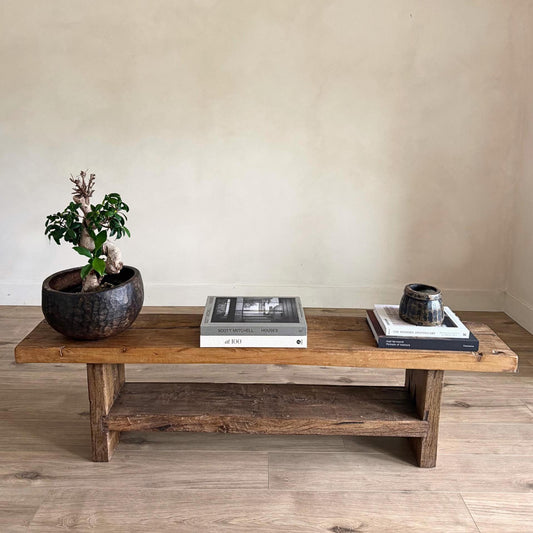 Entryway Double Slab Bench 62"